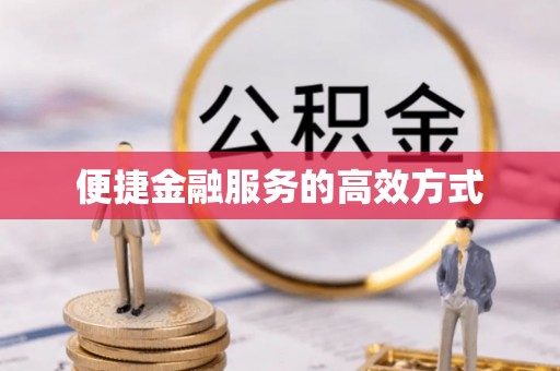 黔南便捷金融服务的高效方式